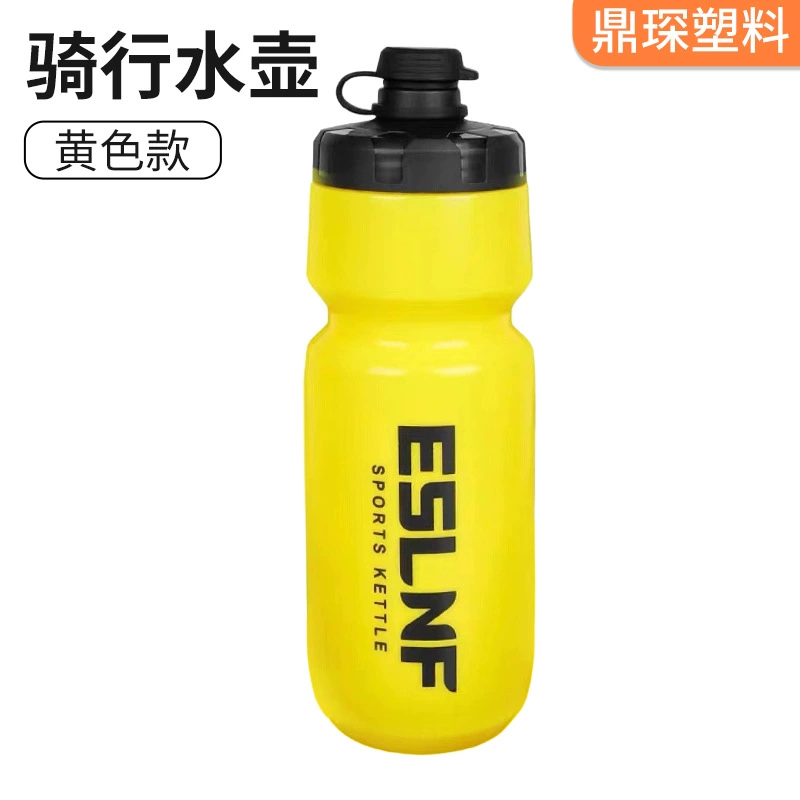 Оптовая продажа: велосипедная бутылка для воды для активного отдыха с логотипом, интегрированная спортивная бутылка для воды сжимаемого типа, изготовленная методом литья под давлением