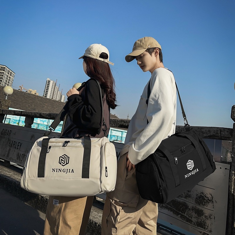 Bolsas de viaje de estudiantes de almacenamiento de bolsas de viaje de acondicionamiento físico 2024, bolsas de hombro de tendencia, bolsas en vivo.