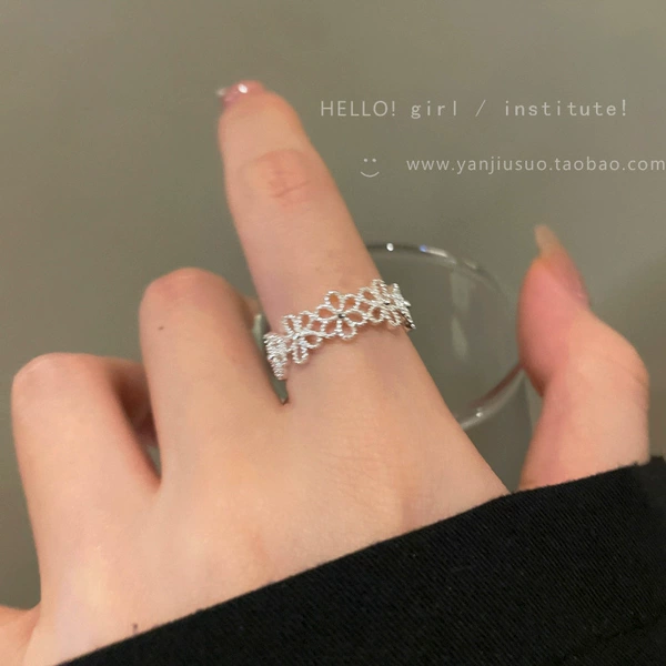Ring, with snowflakes