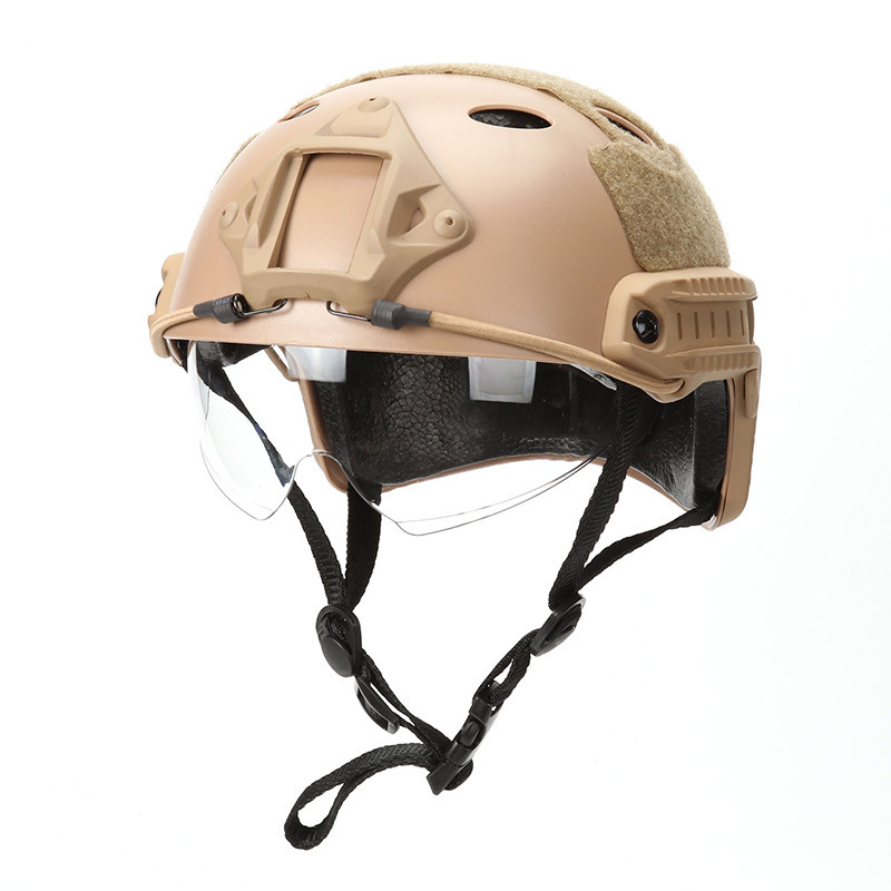 RÁPIDO casco gafas casco PJ elíptica agujero montar CS Rail casco de ventilador militar casco táctico casco