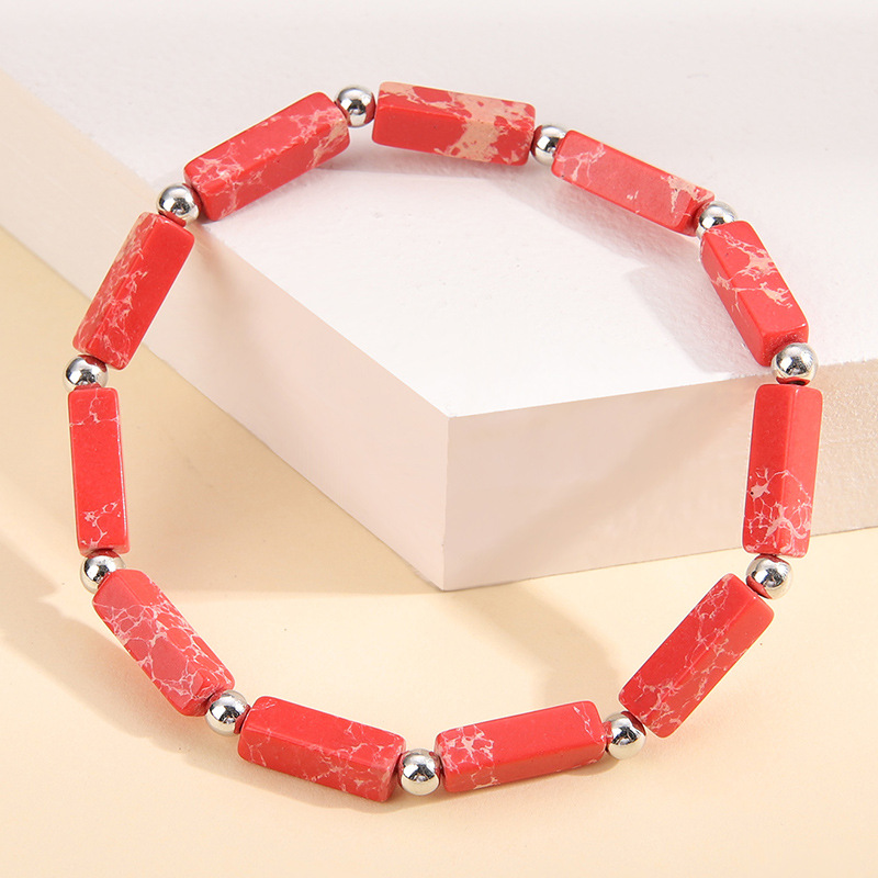 Fashion Geometric Stone Plating Bracelets 1 Piece