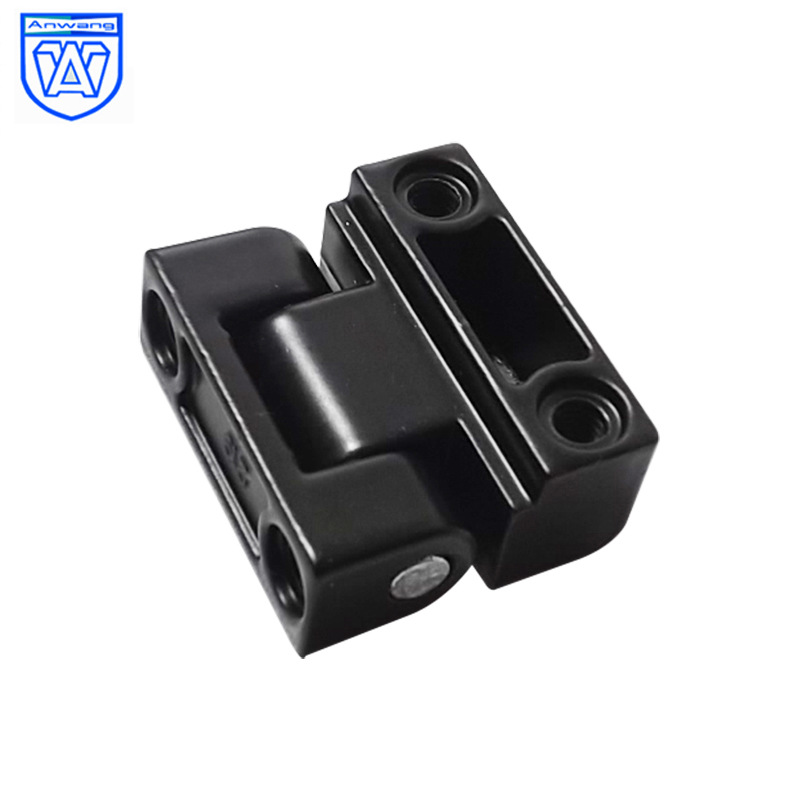 AW / AMWAN aleación de zinc negro engrosado bisagra CL219 serie de gabinete de distribución puerta bisagra de conmutación de gabinete