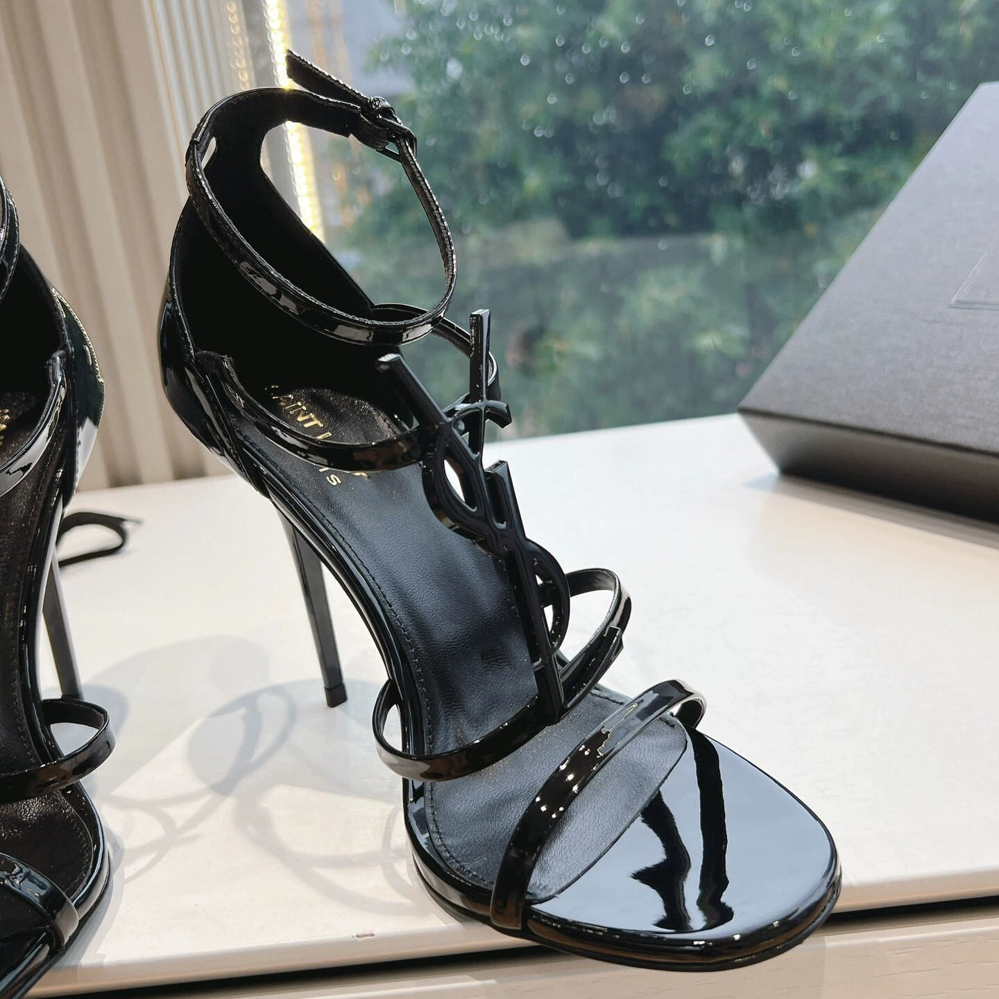 (Кросс-бордерная торговля), YSL, сексуальные сандалии на ремешке, францужское стиль, европейский стиль