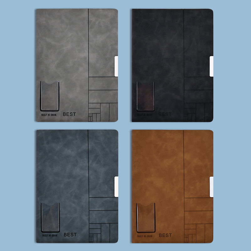 비즈니스 B5 회의 기록 도서 가죽 메모장 문구 도매 두꺼운 A5 노트북 사용자 지정 로고