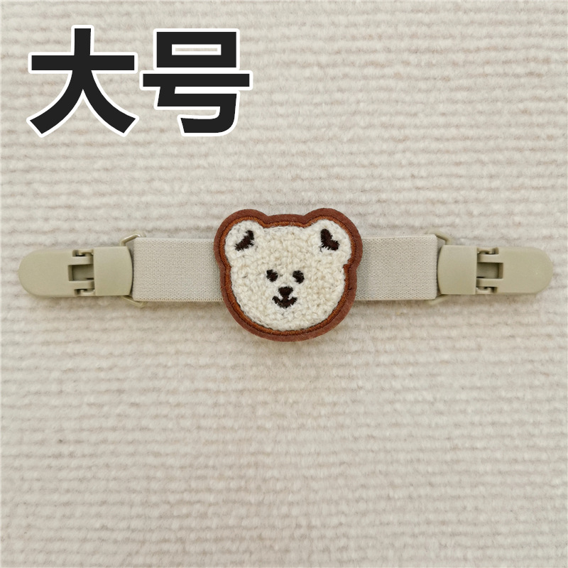 INS estilo coreano clip de suspensión oso pantalones de tirantes para niños clip anti-caída clip de la correa del hombro soporte de la falda de la suspensión antideslizante artefacto de hombro