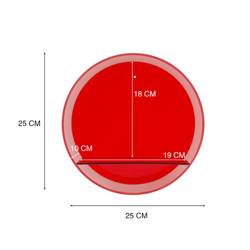 Display box ins living room entrance trendy figure blind box storage box round wall hanging transparent acrylic display box