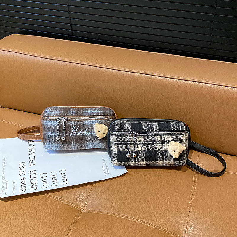 Otoño y invierno bolsos de niños de dibujos animados osos de moda bolsos de hombro de niños y niñas de alto valor exterior bolsos de accesorios para bebés