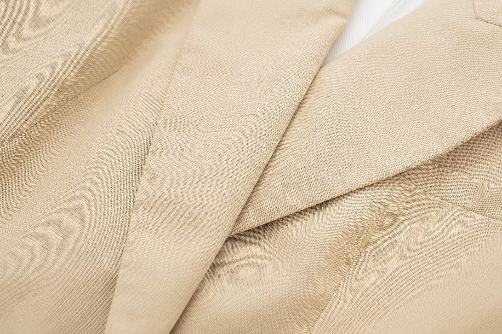 157g Weight Long Sleeve Sleeve Length Viscose fiber Fabric Type Pants Sets Sets Type 3 Pieces Set Quantity Daily Occasion Turndown Neckline Regular Fit Fit Type Solid Color Pattern Summer, Spring Season Women's Gender Business, Classic Style Style Women's Long Sleeve Blazers Business Classic Style Solid Color 93