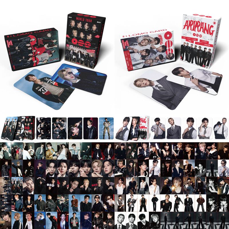 55 Bts Photocards, Comeback Album Arirang Celebrity Merchandise Collection Cards, Lomo Cards 55 Bts Photocards, Comeback Album Arirang Celebrity Merchandise Collection Cards, Lomo Cards
