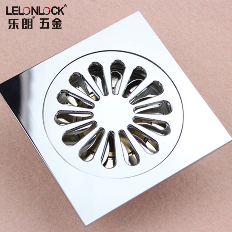 Drenaje de piso de cobre puro