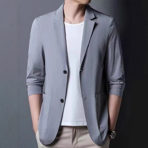 2025 Spring and Summer New Oversized Unisex Casual Lightweight Maturing Men's Blazer Light Business Suit Jacket