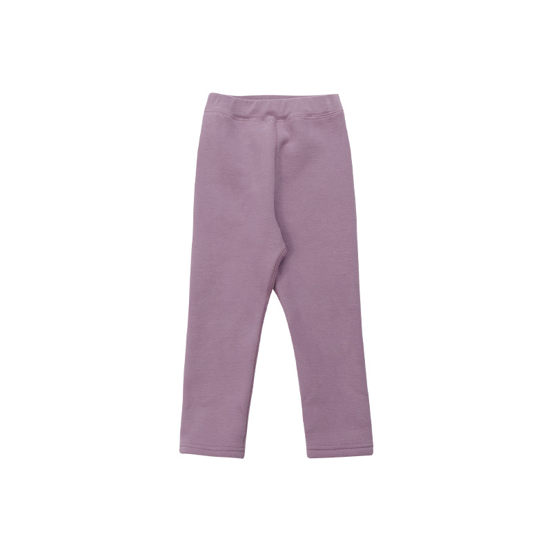 Leggings para bebé con forro polar integrado, pantalones térmicos sin costuras para niños de invierno, ropa de otoño e invierno para niñas, pantalones para bebé, algodón puro, agradable para la piel.