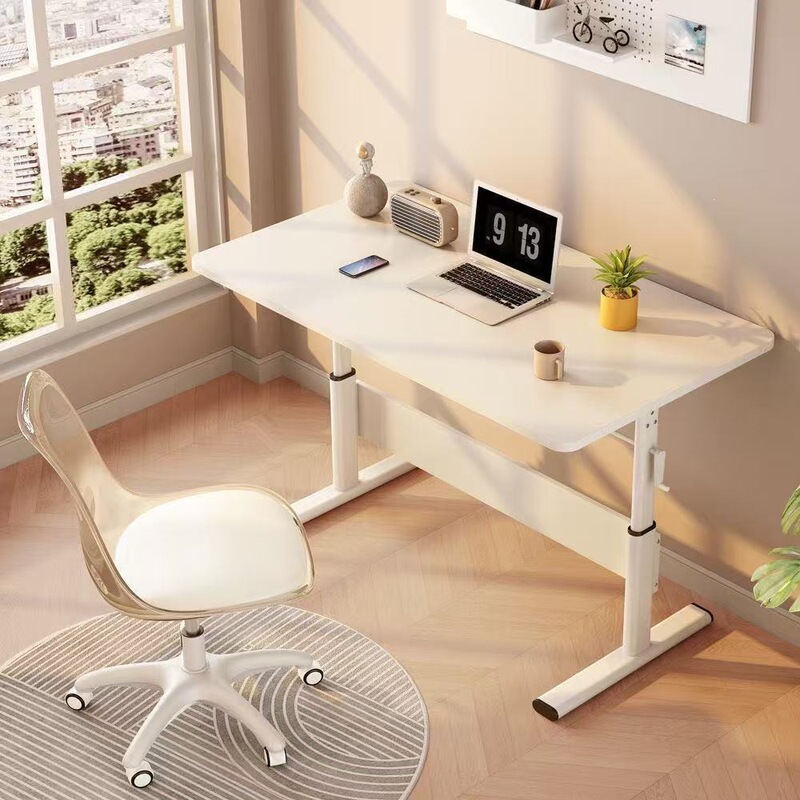 Computer Desk, Floor-Standing Office Desk, Student Adjustable Hand-Cranked Desk, Storage Desk, Adjustable Desk, Study Desk, Writing Desk Computer Desk, Floor-Standing Office Desk, Student Adjustable Hand-Cranked Desk, Storage Desk, Adjustable Desk, Study Desk, Writing Desk