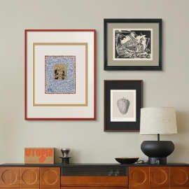 摆动的线 高级感简约客厅装饰画法式小众艺术餐厅抽象线条组合画