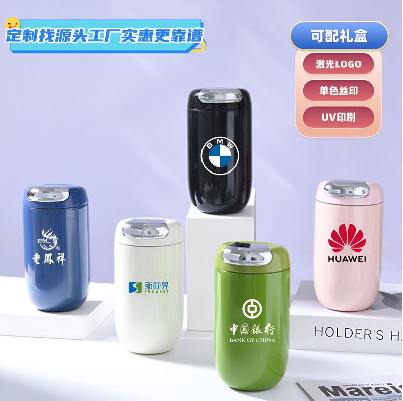新しいレトロな光沢のあるコーヒー魔法瓶カップインステンレス鋼長期的な断熱インターネット有名人のカップル魔法瓶ウォーターカップ|undefined