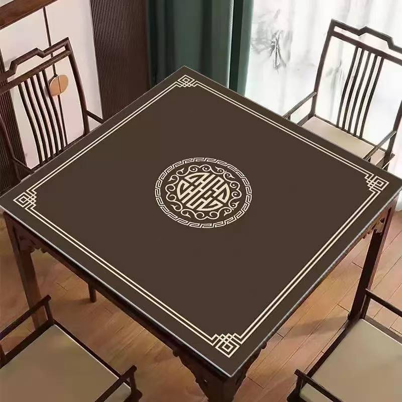 八方来财-褐色 / 60*60cm（水晶绒）