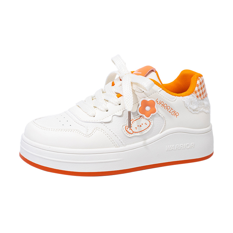 Huili nuevo estilo de sal marina zapatos de skate dulce gatito zapatos casuales de encaje de color universal zapatos cómodos al por mayor