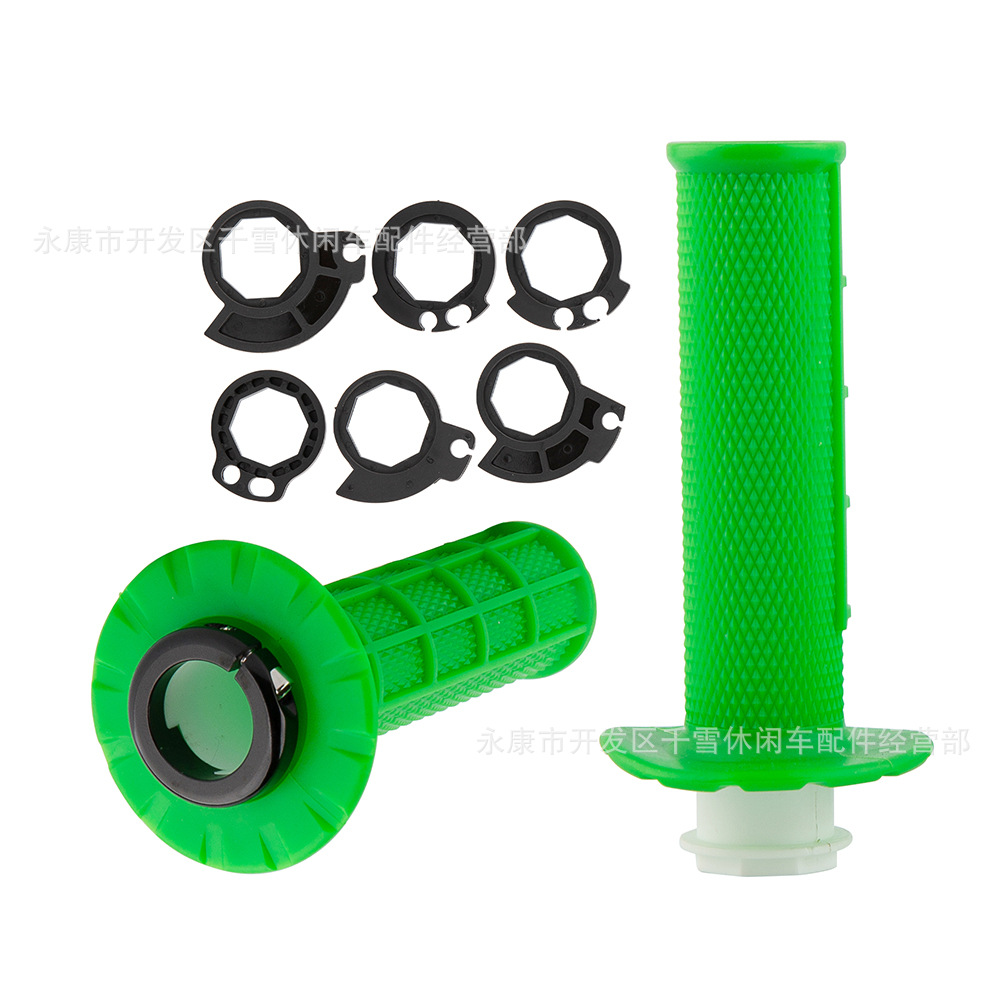 Puños de manillar universales con función de autobloqueo, aptos para motocicletas todoterreno KTM, Honda, Kawasaki, Yamaha GAS.