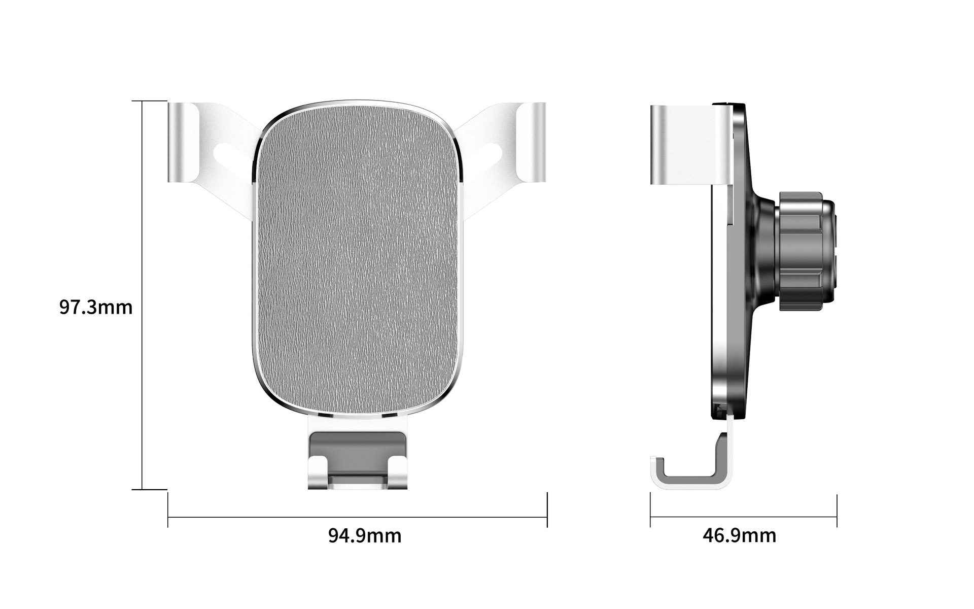 YSD29 Soporte para teléfono móvil para automóvil de tipo gravedad Modelo de aleación de plástico Soporte de navegación de salida de aire para automóvil Nuevo estilo explosivo
