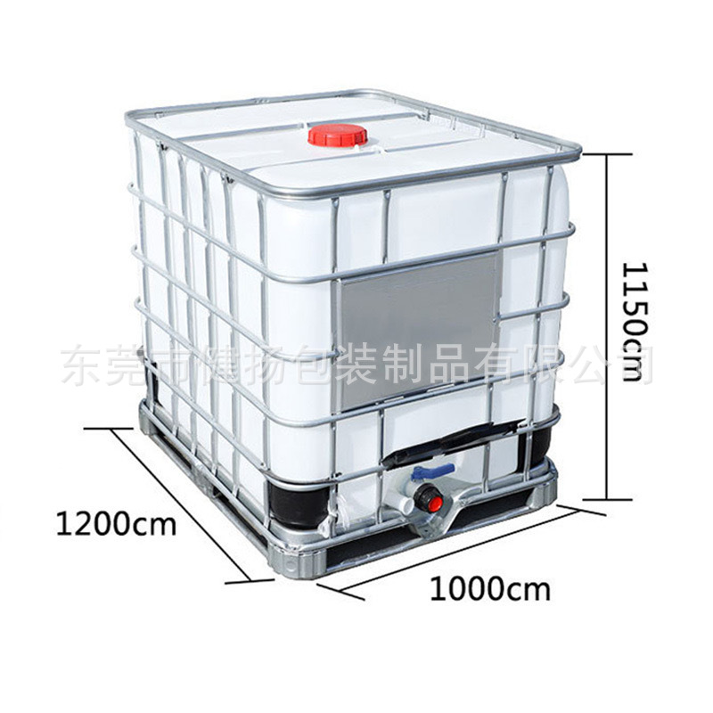 Manufacturer Ibc Ton Barrel 1000 Liter Chemical Barrel Diesel Wastewater Plastic One Ton Container Barrel Durable New Water Storage Barrel
