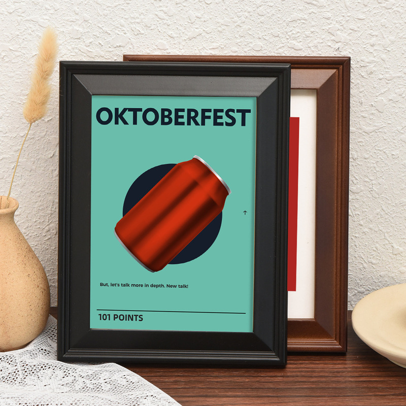 7 inch 8 inch solid wood photo frame setting table simple puzzle frame frame mounting frame 4K8 studio studio photo studio photo frame