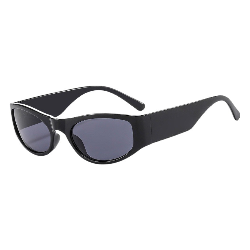 Personalizado y2g hip hop gafas de sol verde oscuro 2022 nuevo pequeño marco gafas de sol de moda europea y americana retro gafas de sol para mujeres