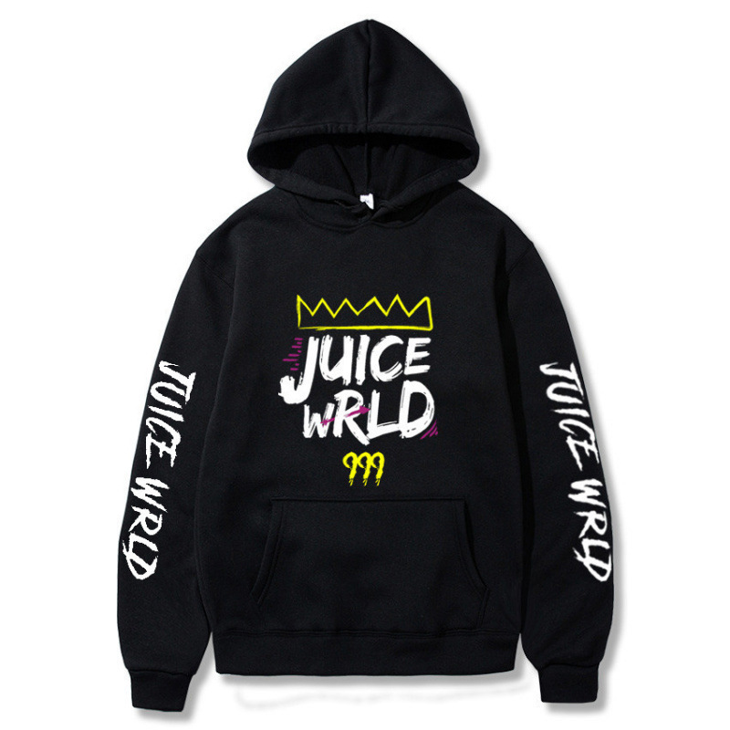 [Cross-Border European Code] Juice Wrld New Sweatshirt European and American Hip-Hop Singer Men's and Women's Trendyy Fashion Hoodies