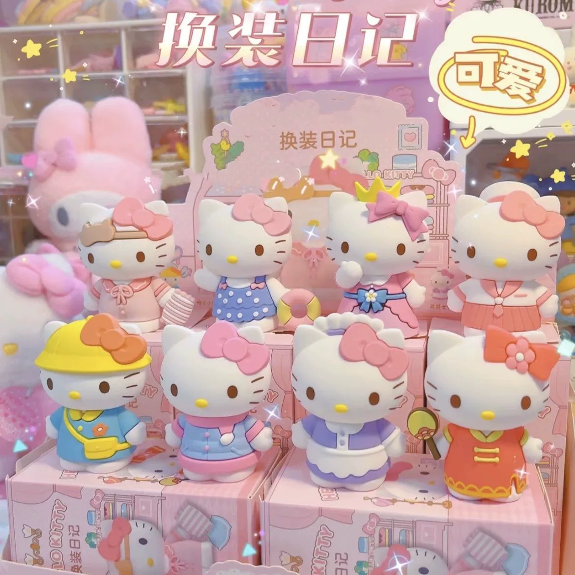 Hello kitty, minifigure for dressing up, table doll, Birthday gift
