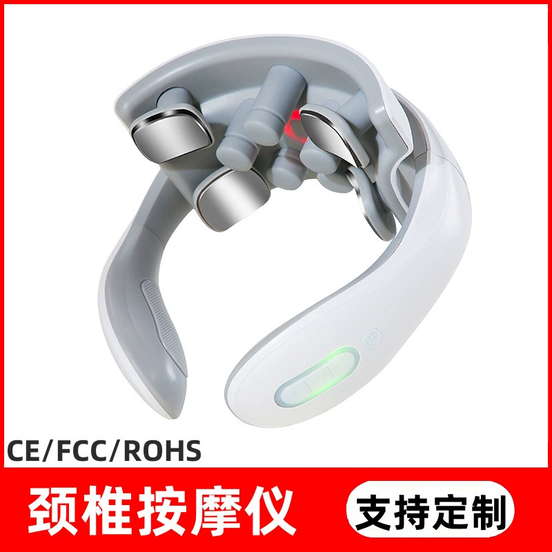 Массажер для шеи, интеллектуальный массажер для шеи, импульсный физиотерапевтический прибор с подогревом, устройство для горячих компрессов на шею, защитное устройство для защиты шеи и плеч