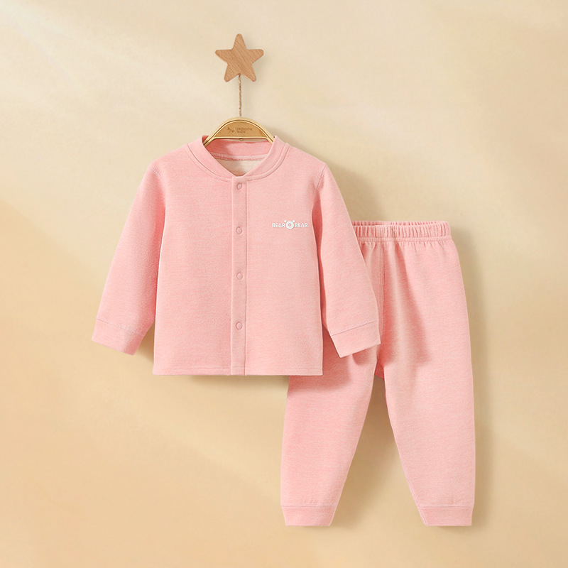 Set de ropa interior para bebés otoño y invierno para niños calientes split niños niñas ropa de base para bebés abrigos de otoño pantalones de otoño