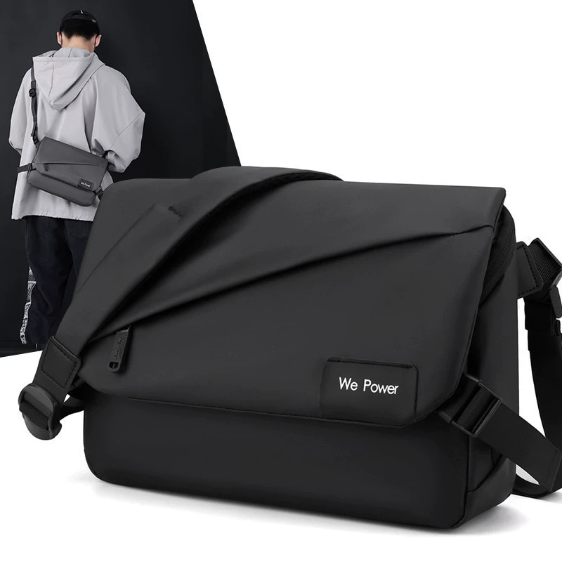 Shoulder bag, capacious water repellent one-shoulder bag, simple and elegant design