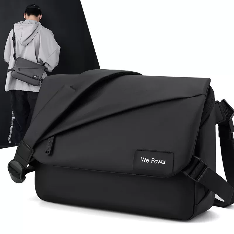 Shoulder bag, capacious water repellent one-shoulder bag, simple and elegant design