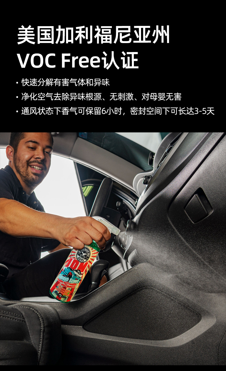 Chemical Guys Car Air Freshener Spray New Car Odor Eliminator