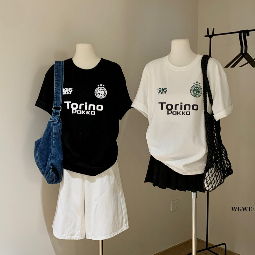 Summer retro design short sleeve T-shirt