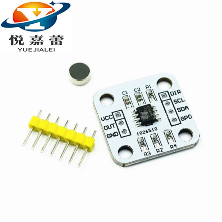 AS5600 magnetic encoder magnetic induction angle measurement sensor module 12bit high precision magnet delivery AS5600 magnetic encoder magnetic induction angle measurement sensor module 12bit high precision magnet delivery