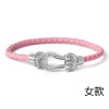 Trend bracelet, European style, micro incrustation, three colors, wholesale