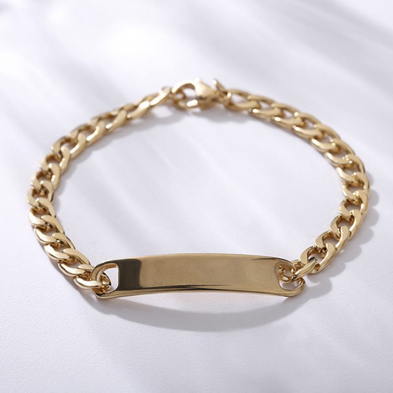 Fashion Geometric Stainless Steel No Inlaid Bracelets In Bulk display picture 1