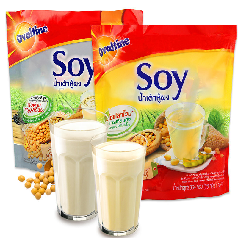 Thailand imported Ovaltine soy milk 364g instant granules original breakfast bagged soy milk powder