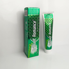 跨境外贸清新芦荟牙膏180g 去渍美白牙膏中东出口Aloe Toothpaste