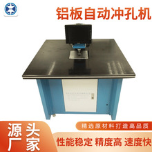铝板自动冲孔机CCD打孔机自动定位钻孔机铭板标牌冲孔机