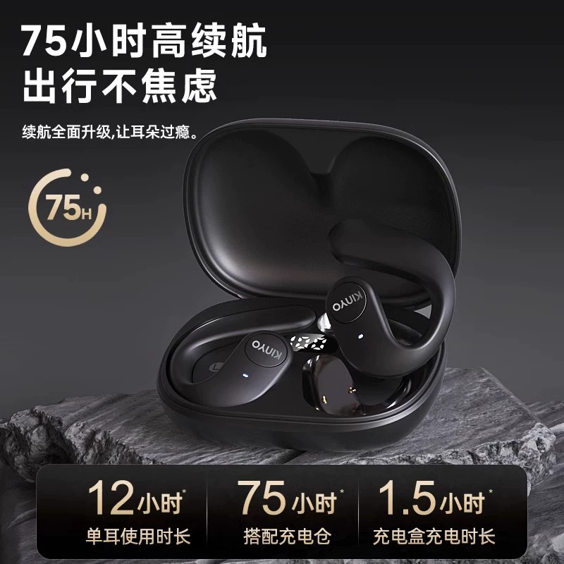 Новые беспроводные Bluetooth наушники внутриканальные для спорта с хорошим звуком длительное время без боли держатся за ушную раковину подарок завод