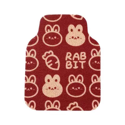 Wire Ring Car Floor Mats, Universal Foot Pad - carrot-rabbit-48645cm-wire-ring-front-1-piece