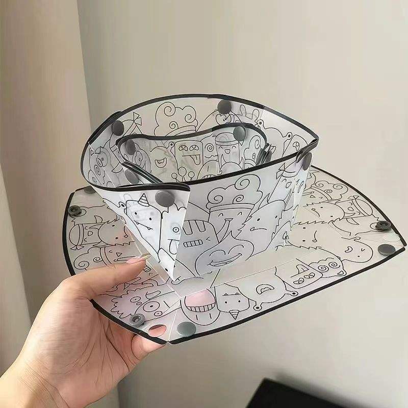 Outdoor Ultra-Light Folding Tableware Portable Bowl Plate Camping Travel Funnel Water Cup Multi-Purpose Combination Tableware Set