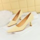 6183-5 Style Retro Women's Shoes Thin Heels, High Heels, Shallow Mouth, Small Square Head, Simple and Slim Fit, Spring and Autumn Single Shoes for Women