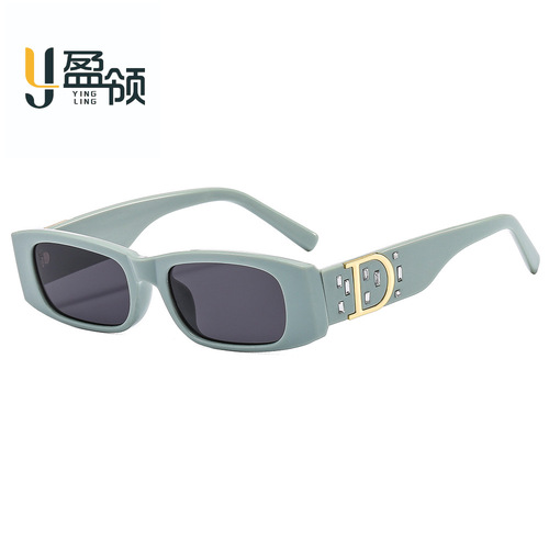 New leopard print personalized glasses cross-border foreign trade D family same trend sunglasses European and American modern fashion sunglasses