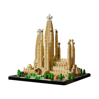 跨境热卖现货小颗粒MOC268997拼装积木玩具圣家堂大教堂模型摆件