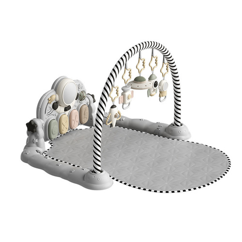 Beiyi baby fitness stand astronaut pedal piano toy baby puzzle coaxing artifact newborn baby gift