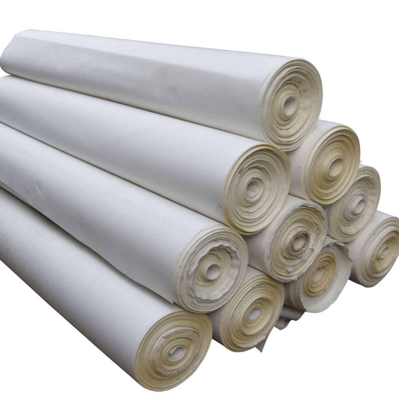Lona de silicona blanca resistente al desgaste, transpirable, impermeable, protector solar, yurta al aire libre, tienda, tela de poliéster, rollo completo al por mayor