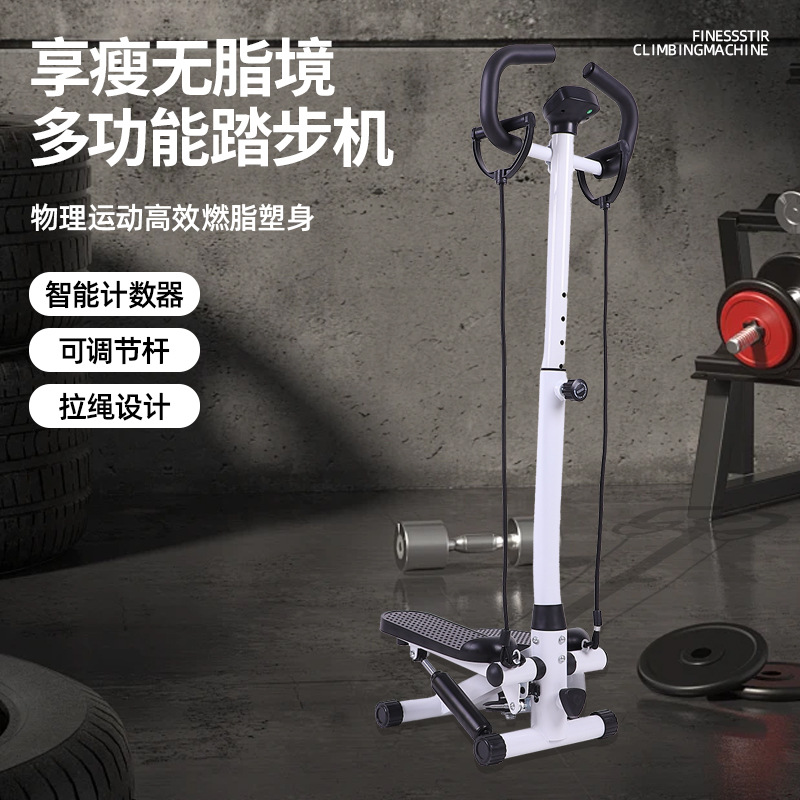 Stepper Women's Household Multifunctional Hydraulic Stepper Household Handrail Belt Twist Fitness Equipment Small Skinny Leg Machine