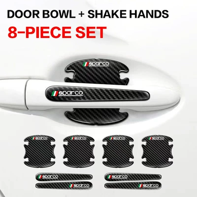 Stickers, Door Handle Stickers, Scratch Paint – Body sticker - sparco8-piece-set-standard